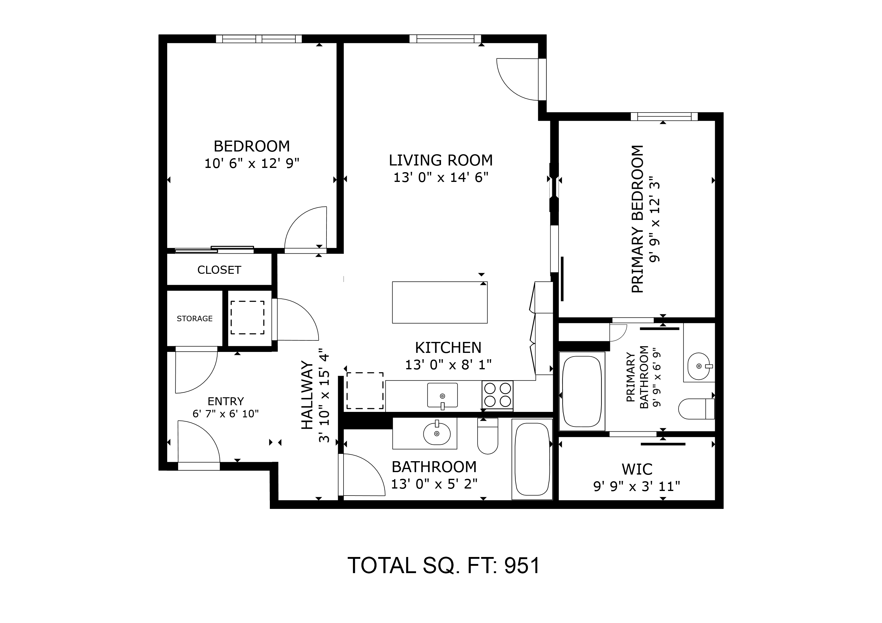 Suite A Floorplan